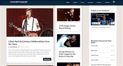 Desktop Screenshot of concerttour.net